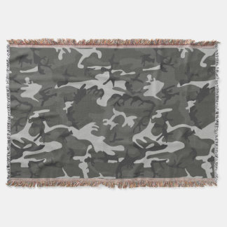 Urban Camo Throw Blanket