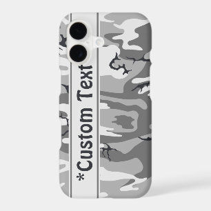 Urban Camo w/ Custom Text iPhone 17 Case