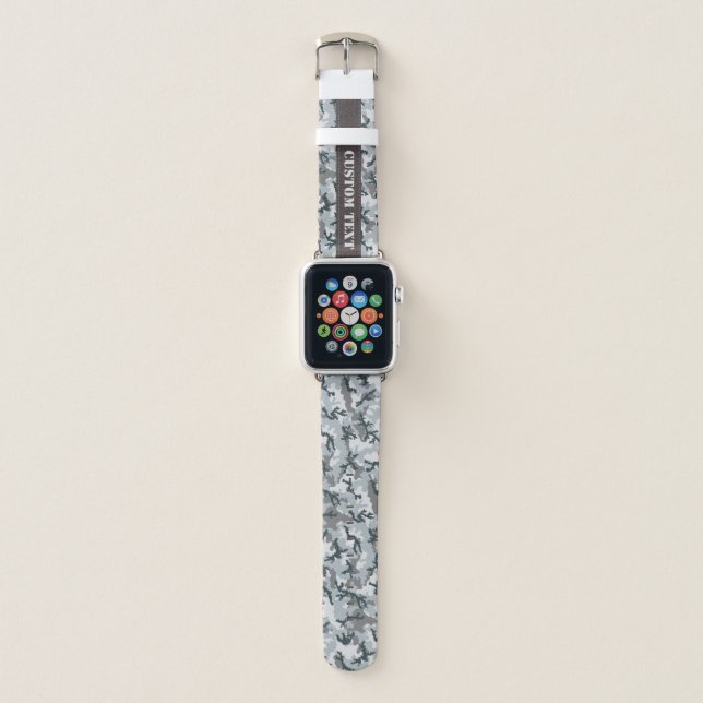 Urban Camouflage Apple Watch Band (Front)