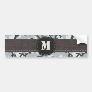 Urban camouflage bumper sticker