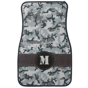 Urban camouflage car mat