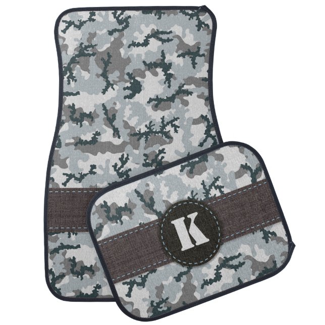 Urban camouflage car mat (Set)