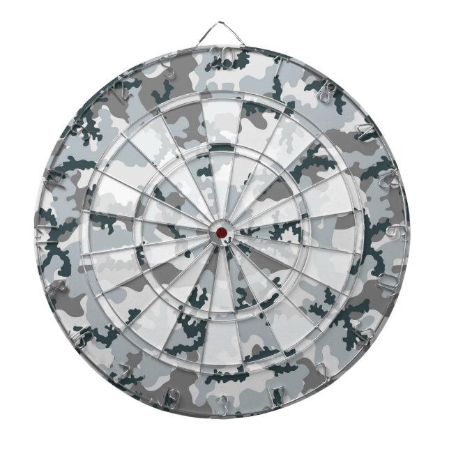 Urban camouflage dart board (Front)