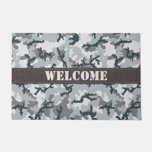 Urban camouflage doormat