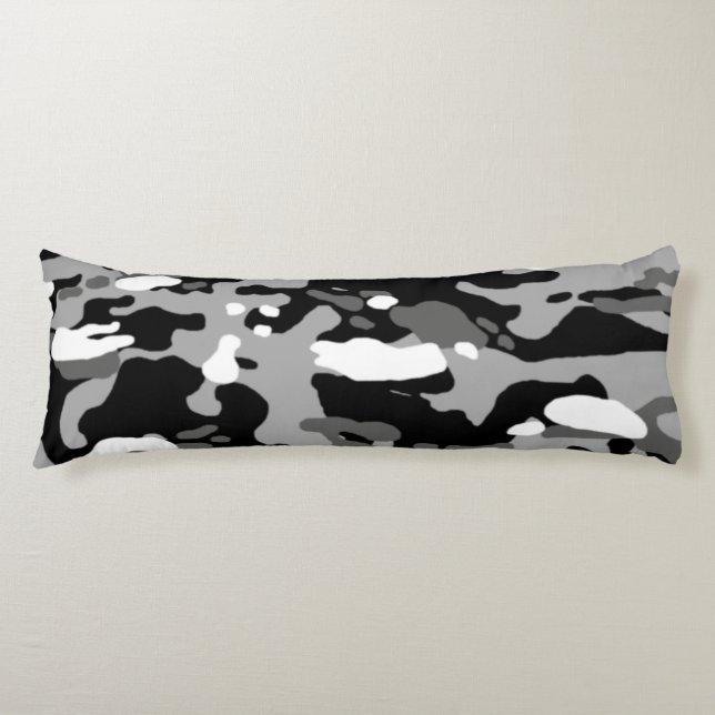Urban Camouflage III Body Pillow (Front)