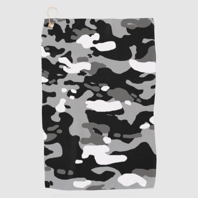 Urban Camouflage III Golf Towel (Front)
