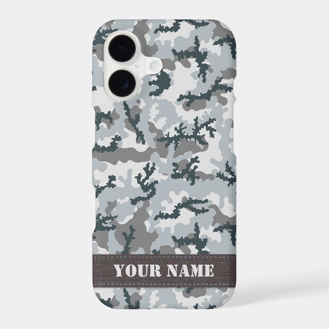 Urban Camouflage iPhone Case (Back)