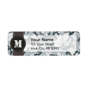 Urban camouflage label