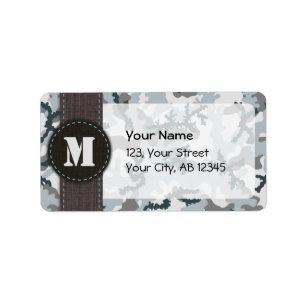 Urban camouflage label