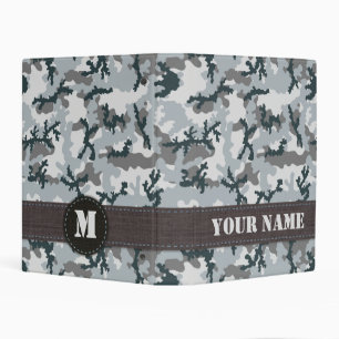 Urban camouflage mini binder