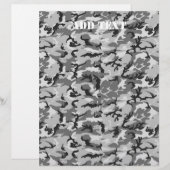 Urban Camouflage Pattern - Black & Grey (Front/Back)