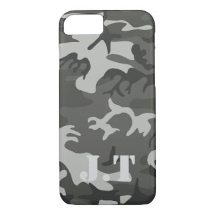 Urban Camouflage Pattern Monogram iPhone 8/7 Case