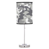 Urban Camouflage Pattern Table Lamp (Back)