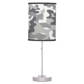 Urban Camouflage Pattern Table Lamp (Front)