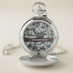 Urban Camouflage Pocket Watch