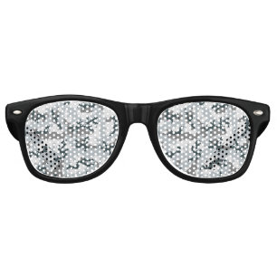 Urban camouflage retro sunglasses