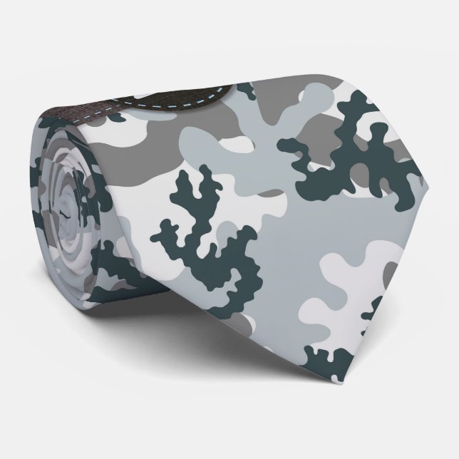 Urban camouflage tie (Rolled)