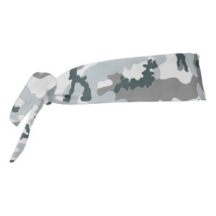 Urban camouflage tie headband