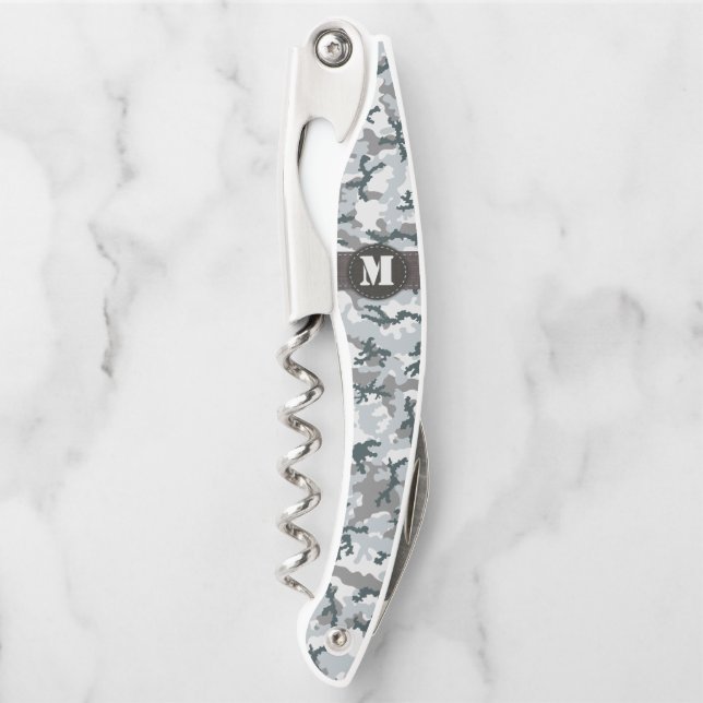 Urban Camouflage Waiter's Corkscrew (Front)
