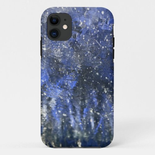 Urban Car Wash Through a Window Blue Black Modern iPhone 11 Case