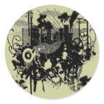 Urban Chaos Classic Round Sticker