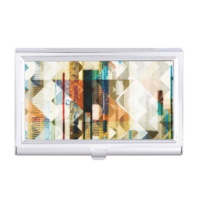 Urban Chevron II Case For Business Cards (Front)