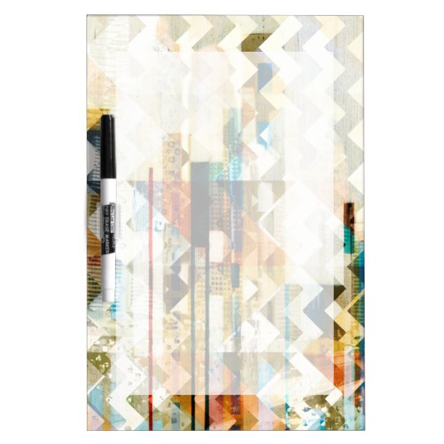 Urban Chevron II Dry Erase Board (Front)