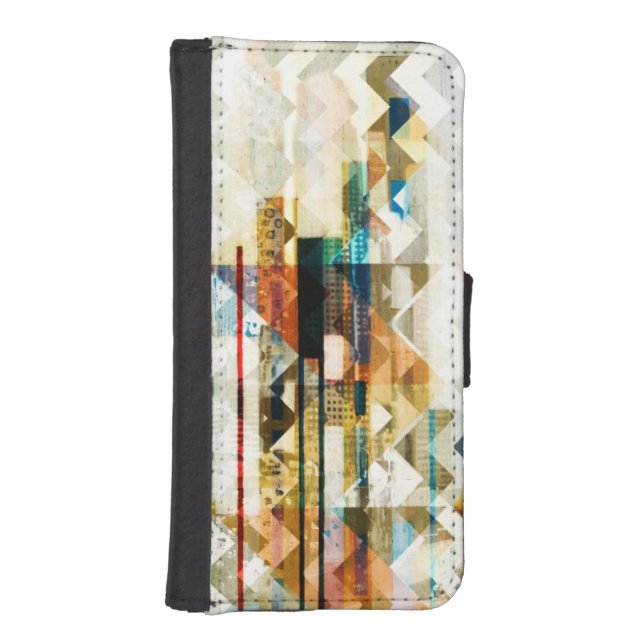 Urban Chevron II iPhone Wallet Case (Front)