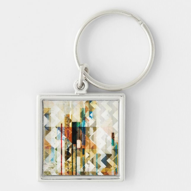 Urban Chevron II Keychain (Front)