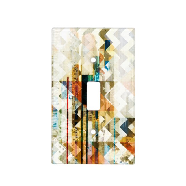 Urban Chevron II Light Switch Cover (Front)