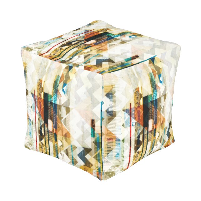 Urban Chevron II Pouf (Angled Front)