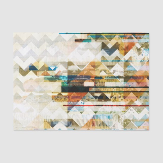 Urban Chevron II Tissue Paper (Front)