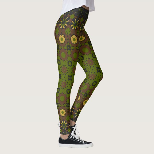 Urban Chic Modern Camouflage Style Leggings (Right)