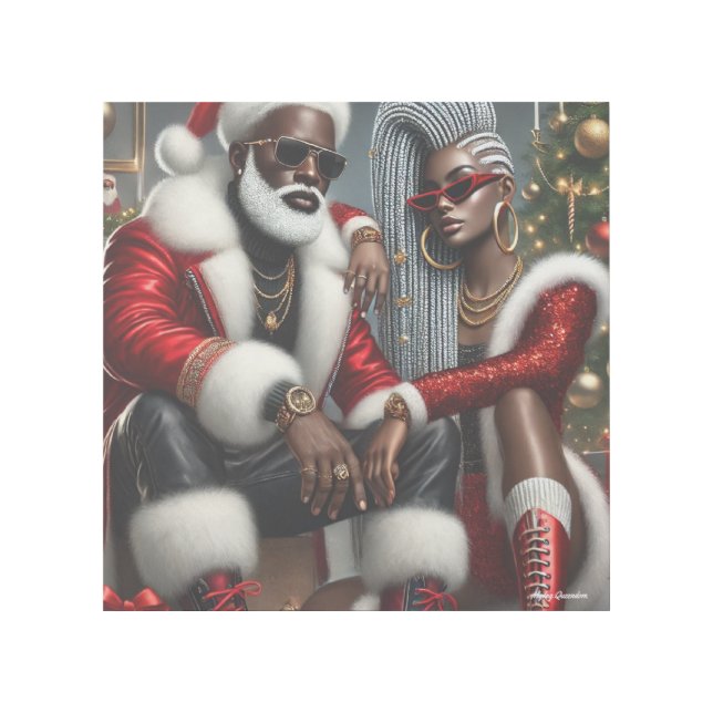 Urban Chic Santa  Gallery Wrap (Front)