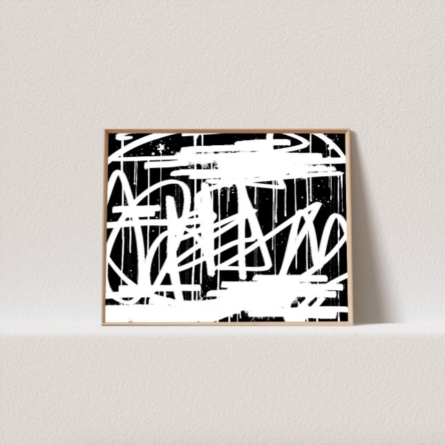 Urban City Graffiti Artwork, Cool Drip Street Art Poster (Creator Uploaded)