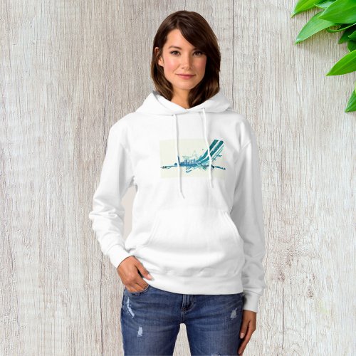 Urban Cityscape Womens Hoodie