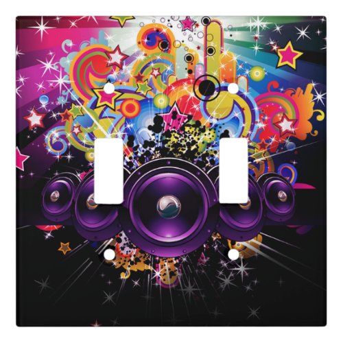 Urban Club Hip Hop DJ Dancing Dance Music Light Switch Cover