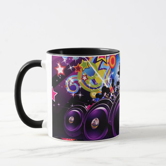 Urban Club Hip Hop DJ Dancing Dance Music Mug (Left)