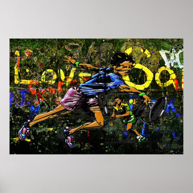 Urban Co-ed Tennis Poster (Front)