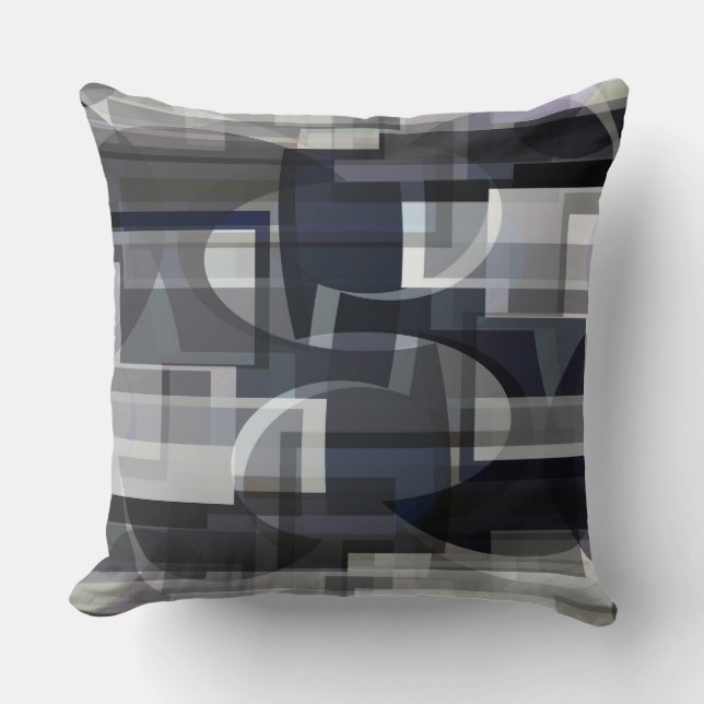 Urban Collider 008 Throw Pillow (Front)