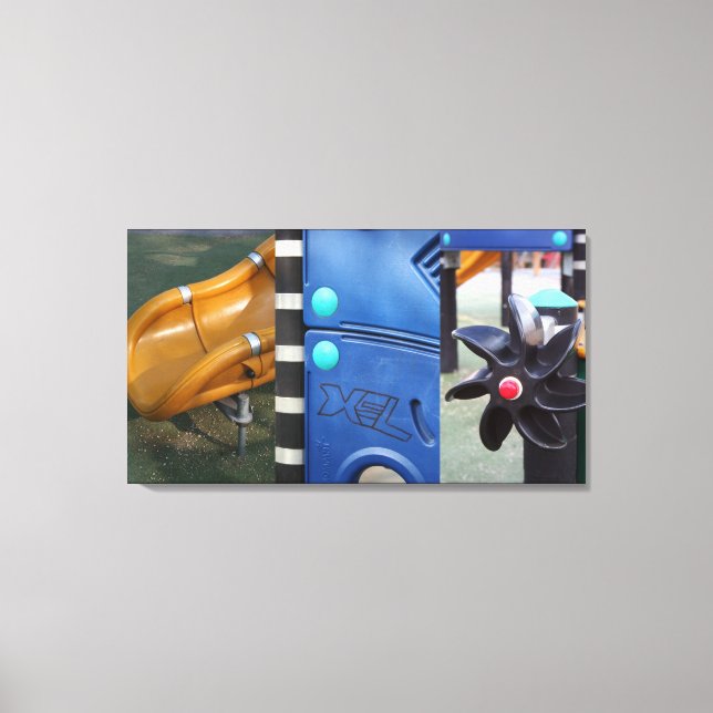 Urban Composition Kids Playground Canvas print (Front)