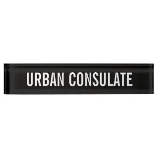 Urban Consulate Nameplate