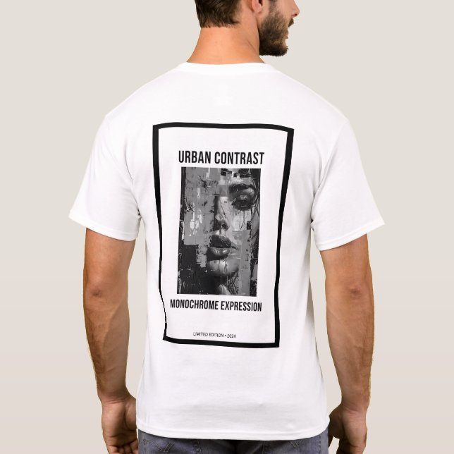 Urban Contrast Noir T-Shirt (Back)