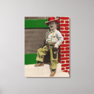urban cowboy canvas print