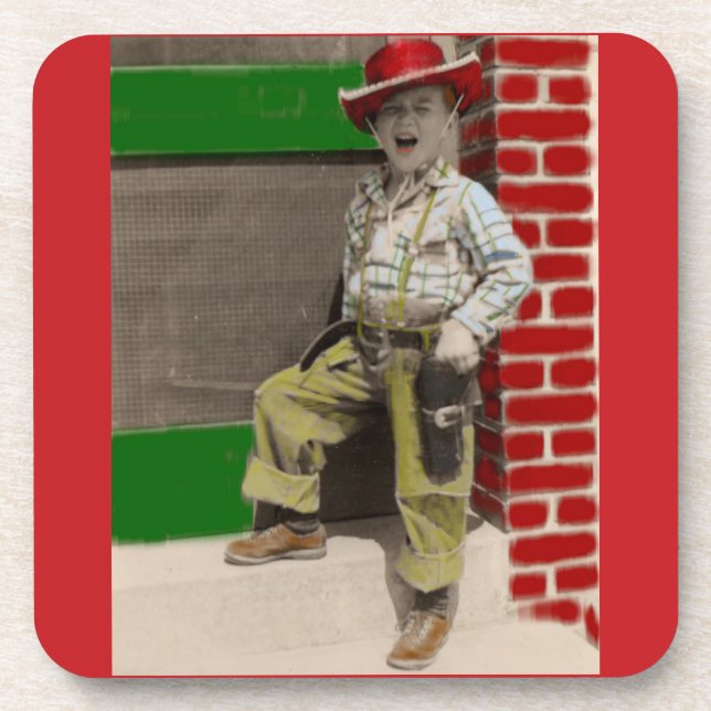 urban cowboy drink coaster (Front)