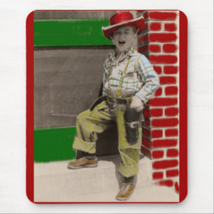 urban cowboy mouse pad