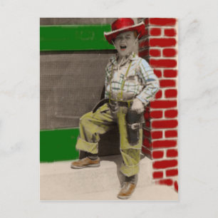 urban cowboy postcard