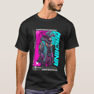 Urban Cyberpunk Streetwear Machina Futuristic Tech T-Shirt