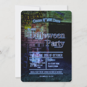 Urban Decay Alley Halloween Party Invitation