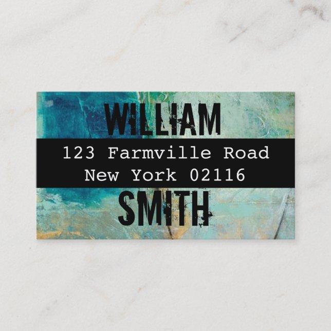 urban decay graffiti business Cards (Front)